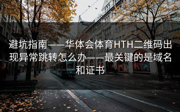 避坑指南——华体会体育HTH二维码出现异常跳转怎么办——最关键的是域名和证书
